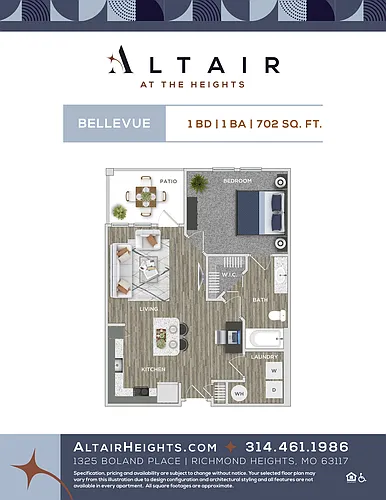 Floor plan Bellevue