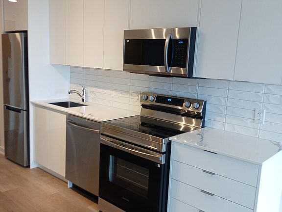 Brand New Luxurious high end Stainless steel appliances ,Includes Brand new Fridge /Stove, over the counter Microwave , Dishwasher