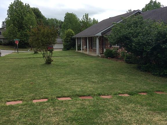 The front lawn is great for yard games.