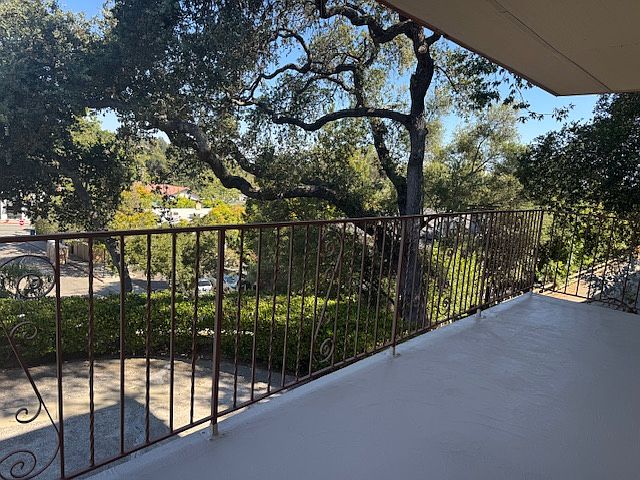 view from balcony looking north