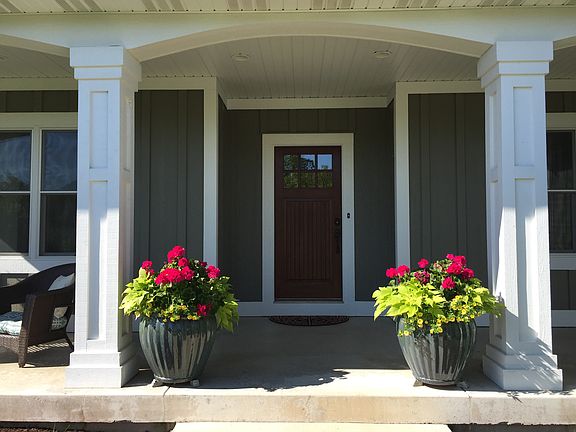 Expansive front porch