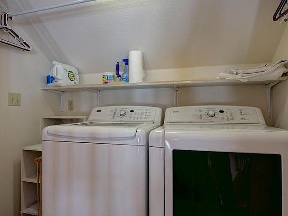 Upstairs laundry room