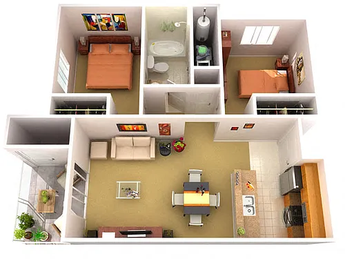 Floor plan 2A