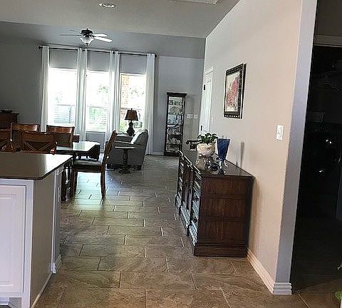 Enter into open living area