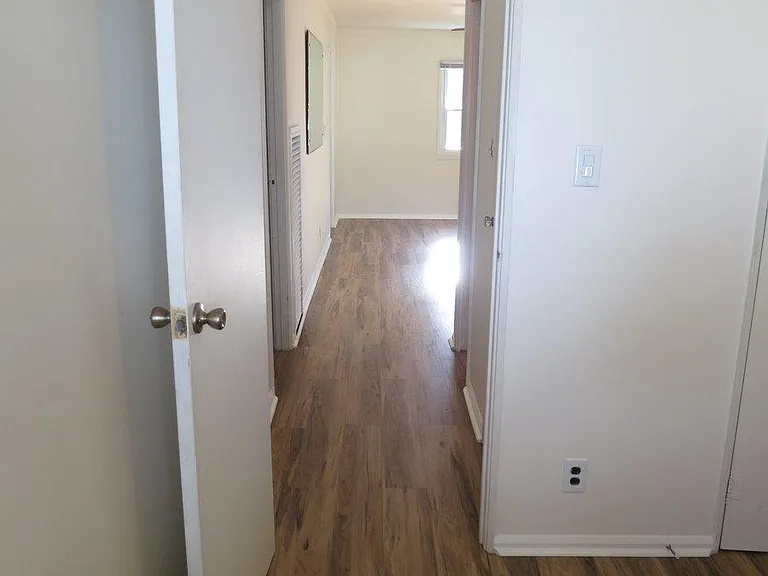 View from the front bedroom towards the front living room.
