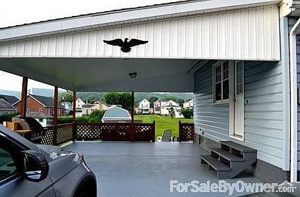 Carport
						:
						Carport in winter, patio in the summer.