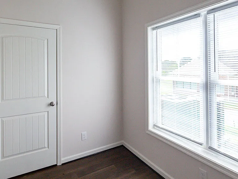 Large windows create bright rooms