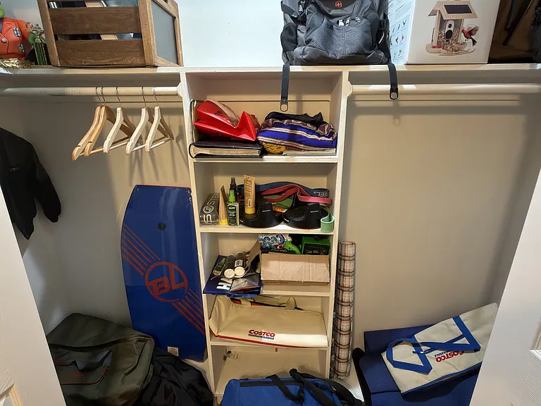 Second bedroom closet.