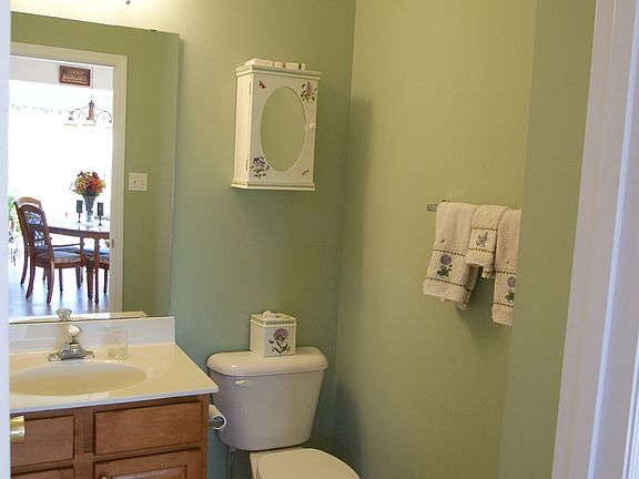 1/2 Bath off Kitchen