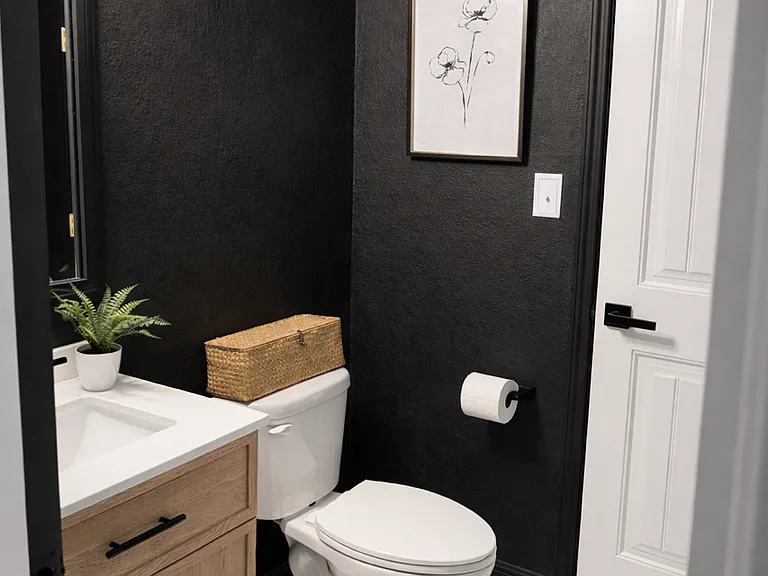Downstairs half bath