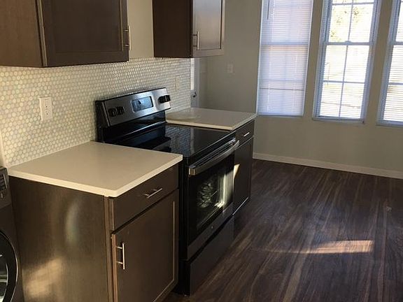 new kitchen; over the stove microwave on the way