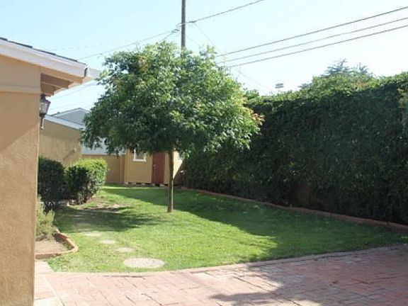 Playhouse in backyard