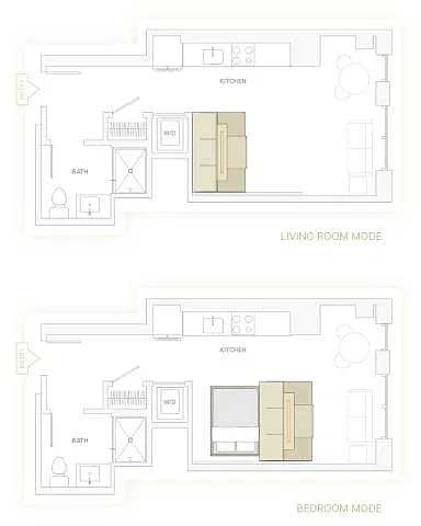 Floor plan ORI Expandable Studio S7