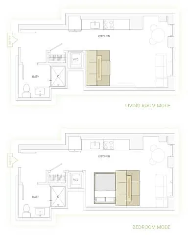 Floor plan ORI Expandable Studio S7