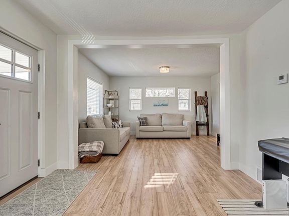 Living room into family room