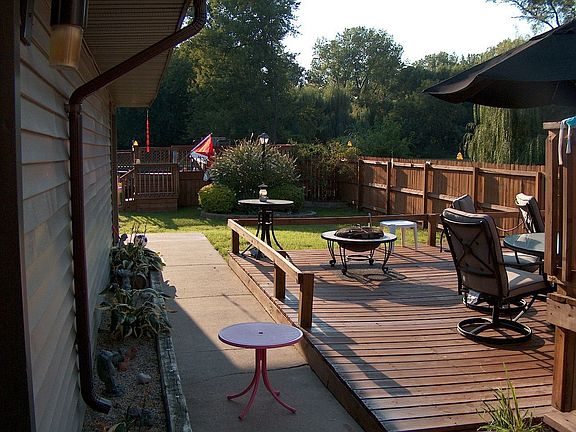 Deck in Backyard