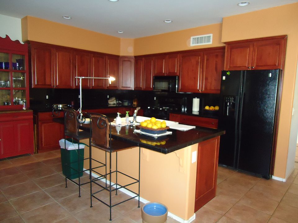 Beautiful black granite countertops