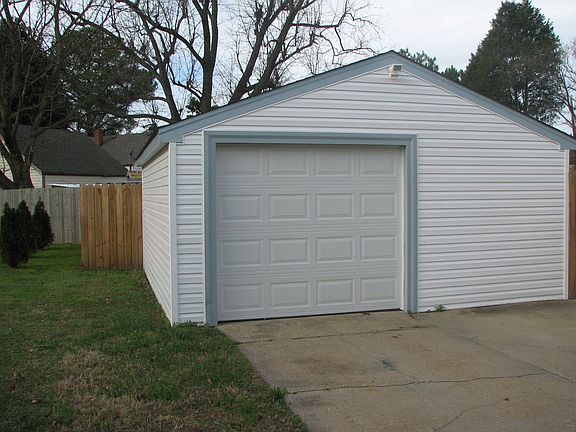1.5 car garage with lots of storage
