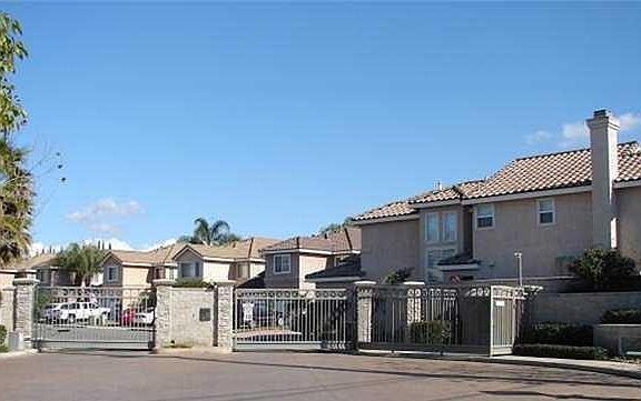 Entrance to Gated community