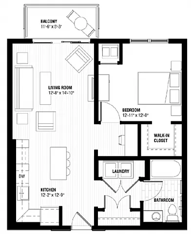 Floor plan Boulder - 1A(Type A) - ACC