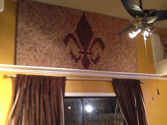 Massive wine cork art piece