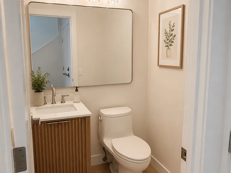 Powder Bathroom on the first floor