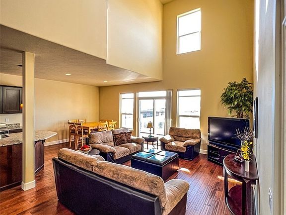 Living Room w/ Vaulted ceilings