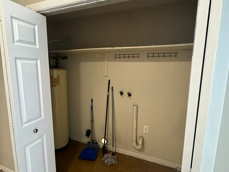 Laundry hook ups