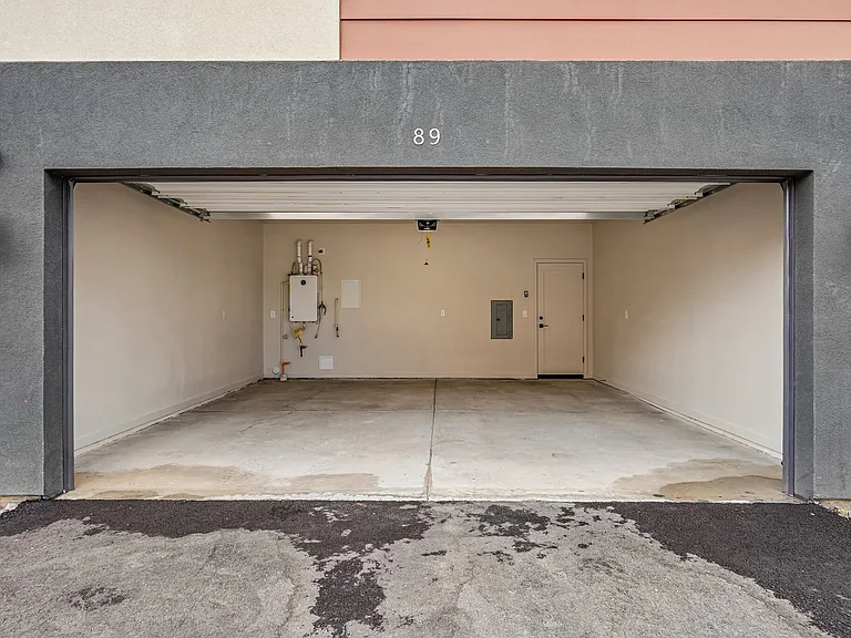 Two-car attached garage