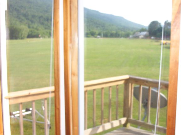 View from downstairs deck