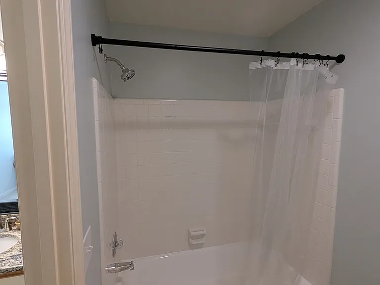 Bathroom adjoining office/second bedroom