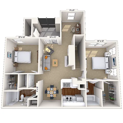 Floor plan Grissom