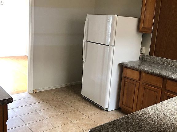 Granite counters in kitchen
