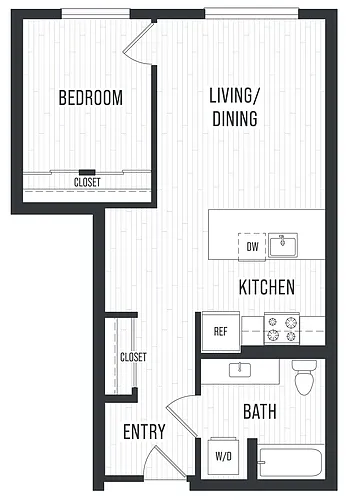 Floor plan 1H