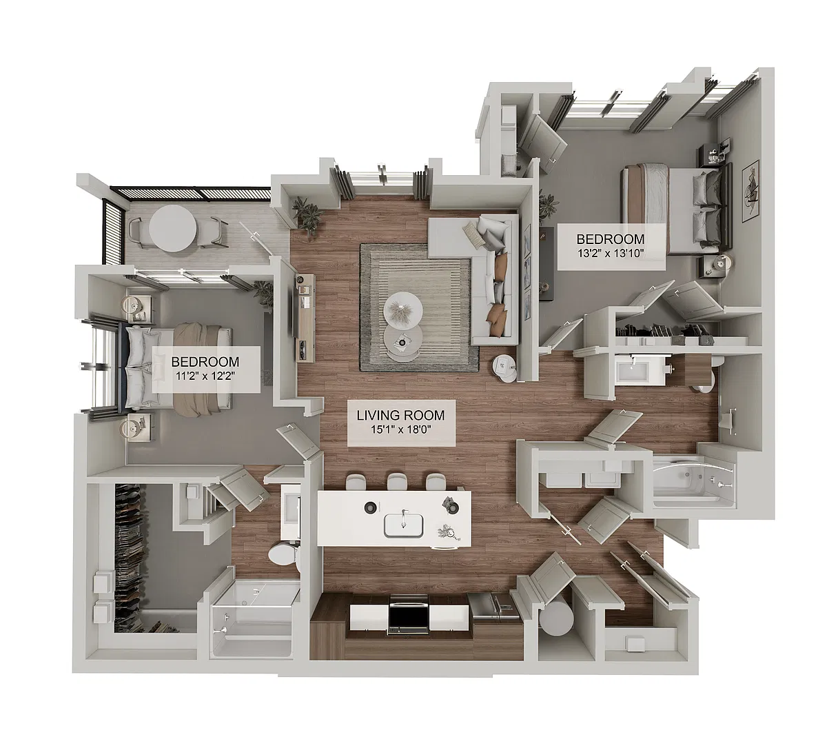 Floor plan The Magnolia Grand (B3A)