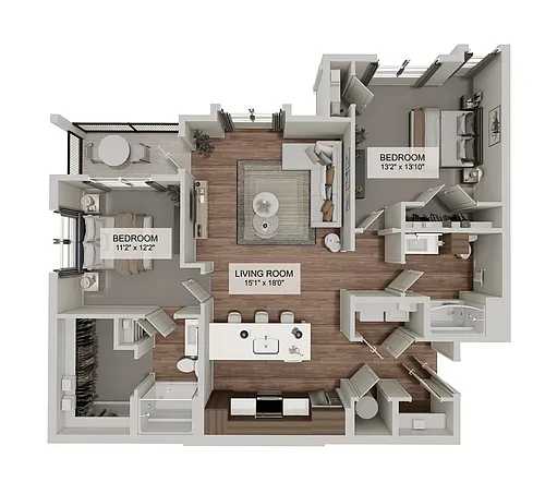 Floor plan The Magnolia Grand (B3A)