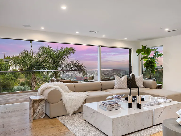 Perched in the coveted Hollywood Hills.