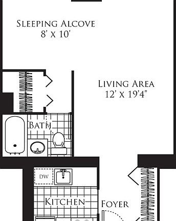 2nd image of 305 W 50th St APT 16N