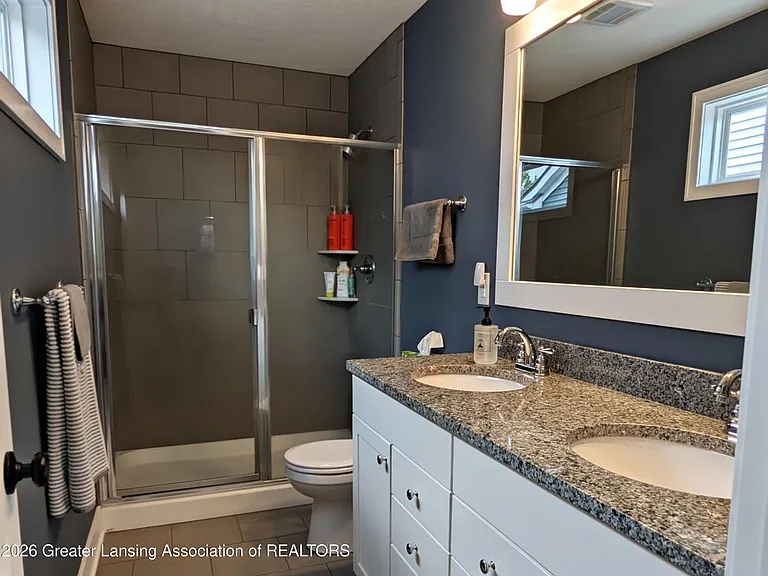 Primary Bathroom with walk-in shower.