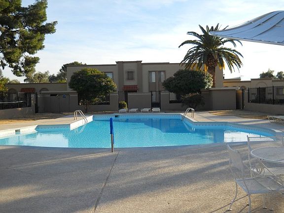 Community pool just a few steps from the front door