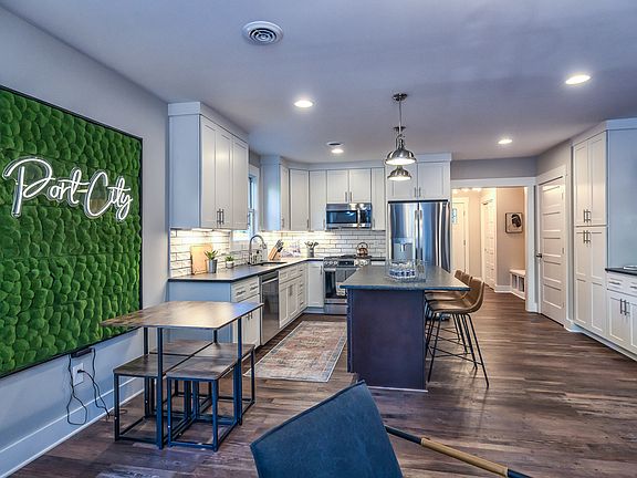 Open Living and Kitchen Spaces
