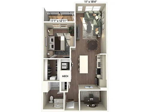 Floor plan A3D-829-2