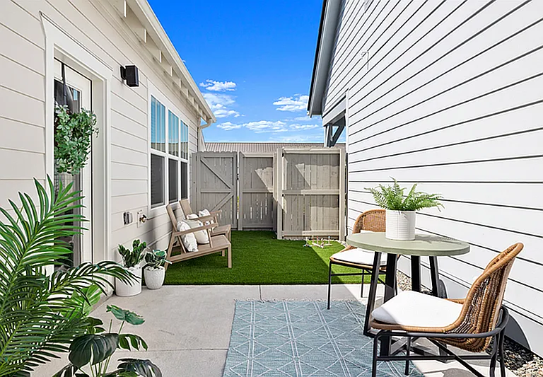 Cottage Backyard