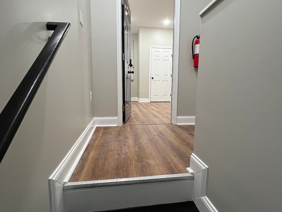 Stairwell to Apt B Entrance