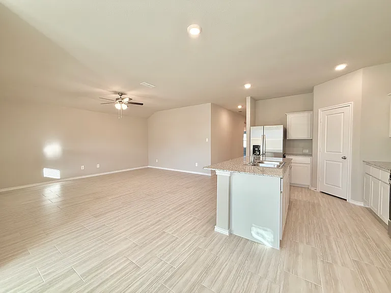 Open concept Living room and Kitchen