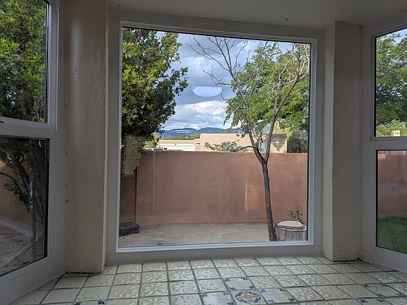 gorgeous view of Sandias from kitchen