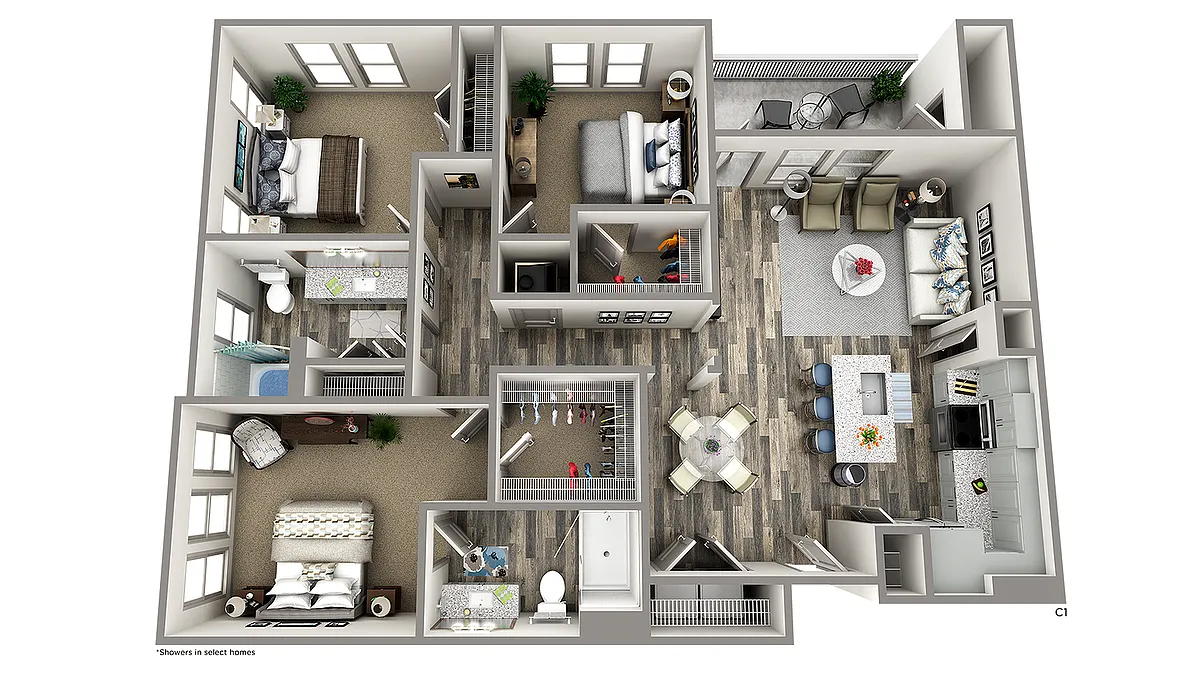 Floor plan C1