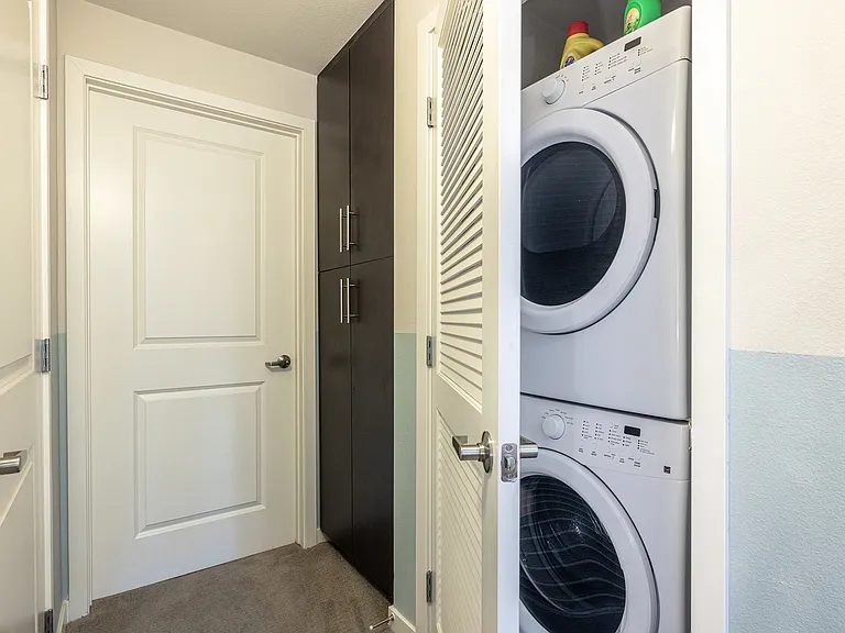 State-of-the-Art Laundry Closet | Elan Huntington Beach | Luxury Apartments Huntington Beach CA