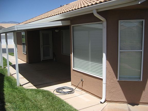 Back View w/ Covered Patio