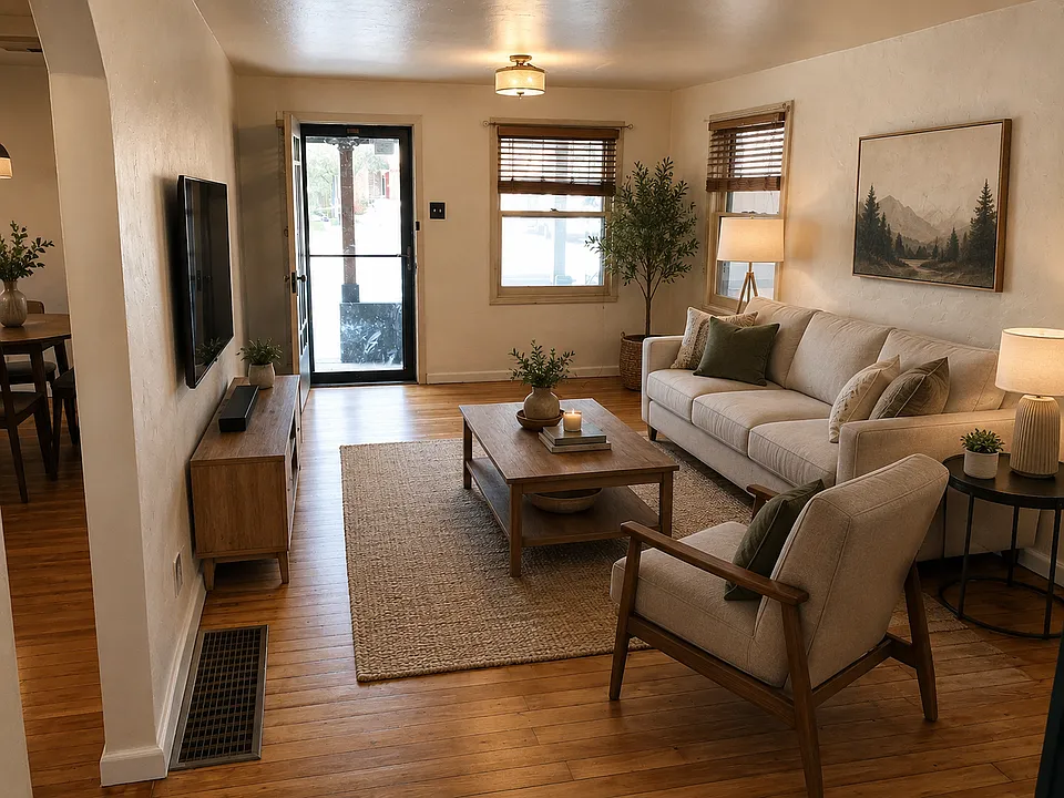 Digitally enhanced living room